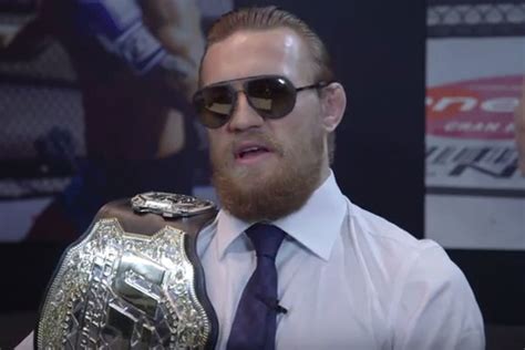 The shocking moment Conor McGregor demonstrates his power on a mascot